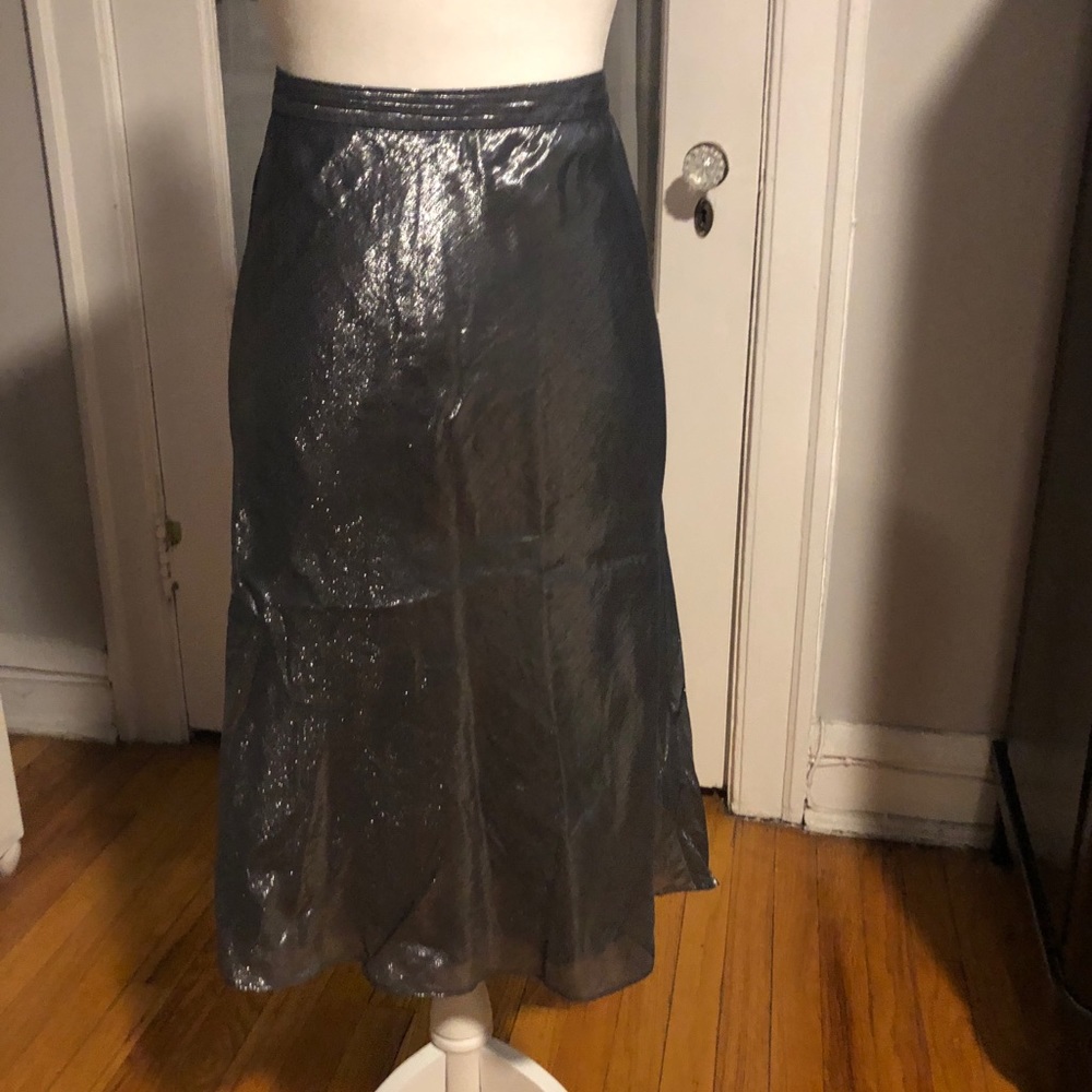 Banana Republic silver skirt